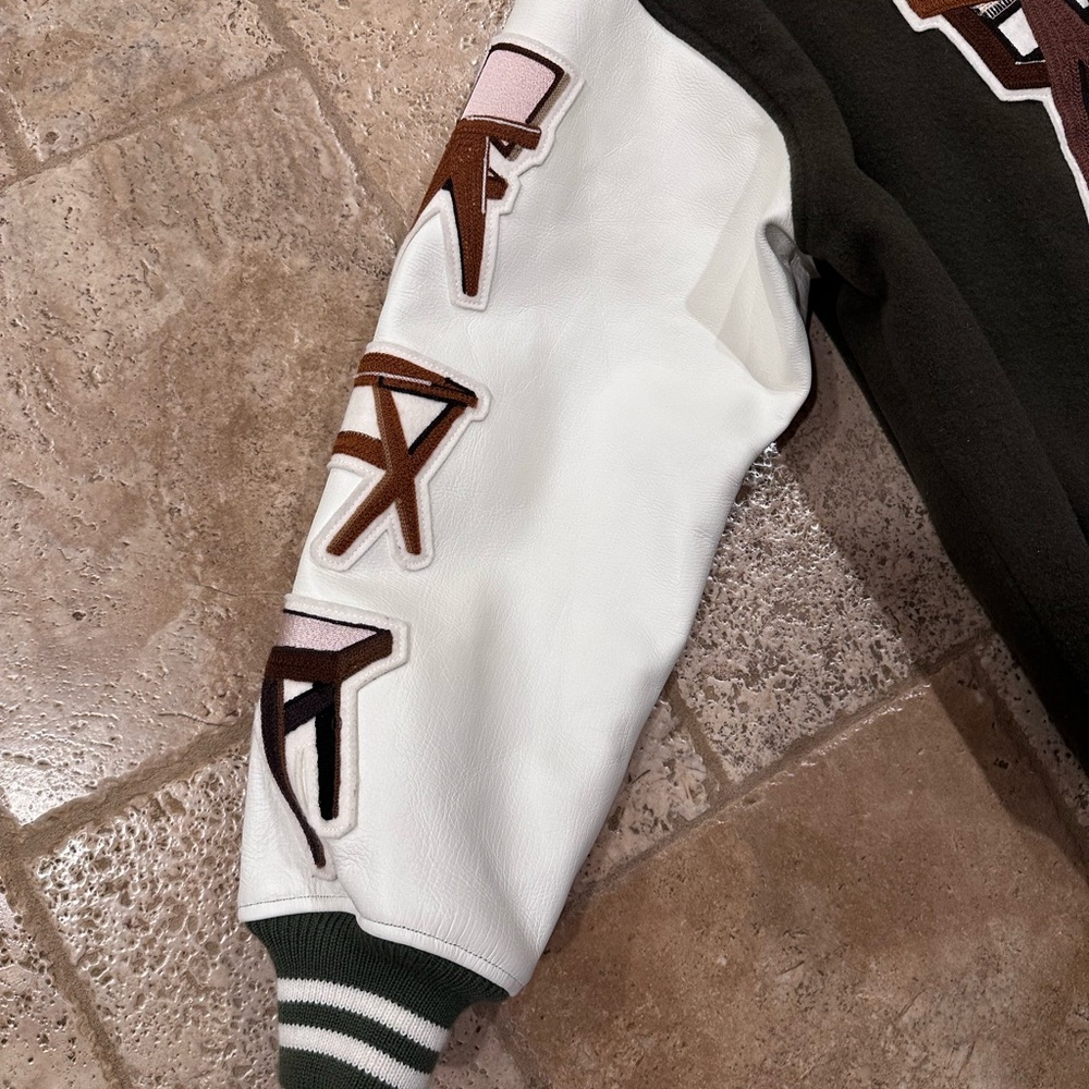 Readymade Chair Logos Varsity Lettermen Green Jacket - Picture 10 of 14